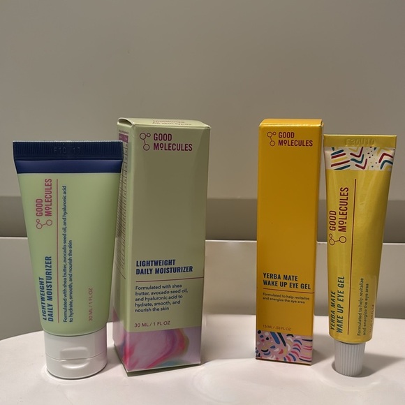 Good Molecules Yerba Mate Wake Up Eye Gel and Lightweight Daily Moisturizer - Picture 2 of 7